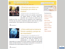 Tablet Screenshot of granmusica.com
